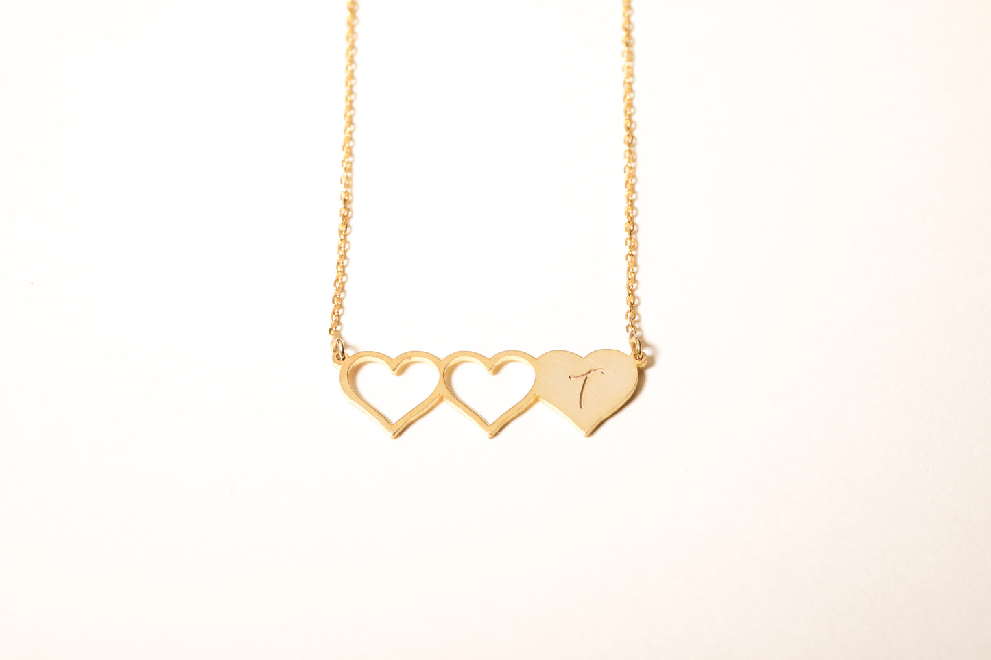 Heart Initial Necklace