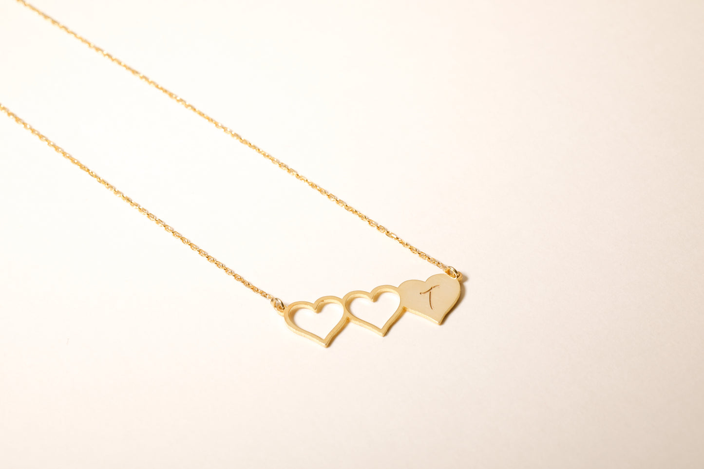 Heart Initial Necklace