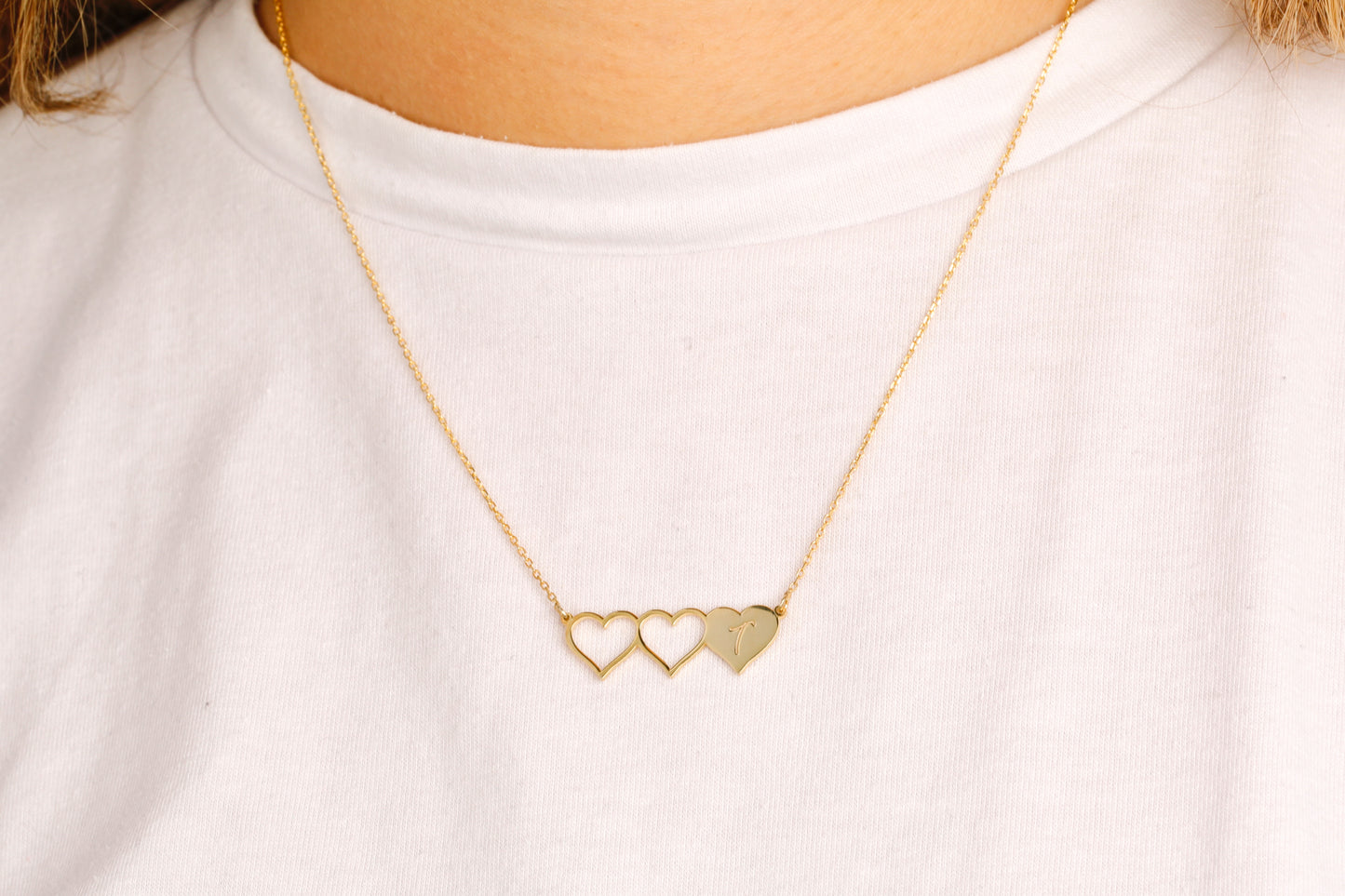 Heart Initial Necklace
