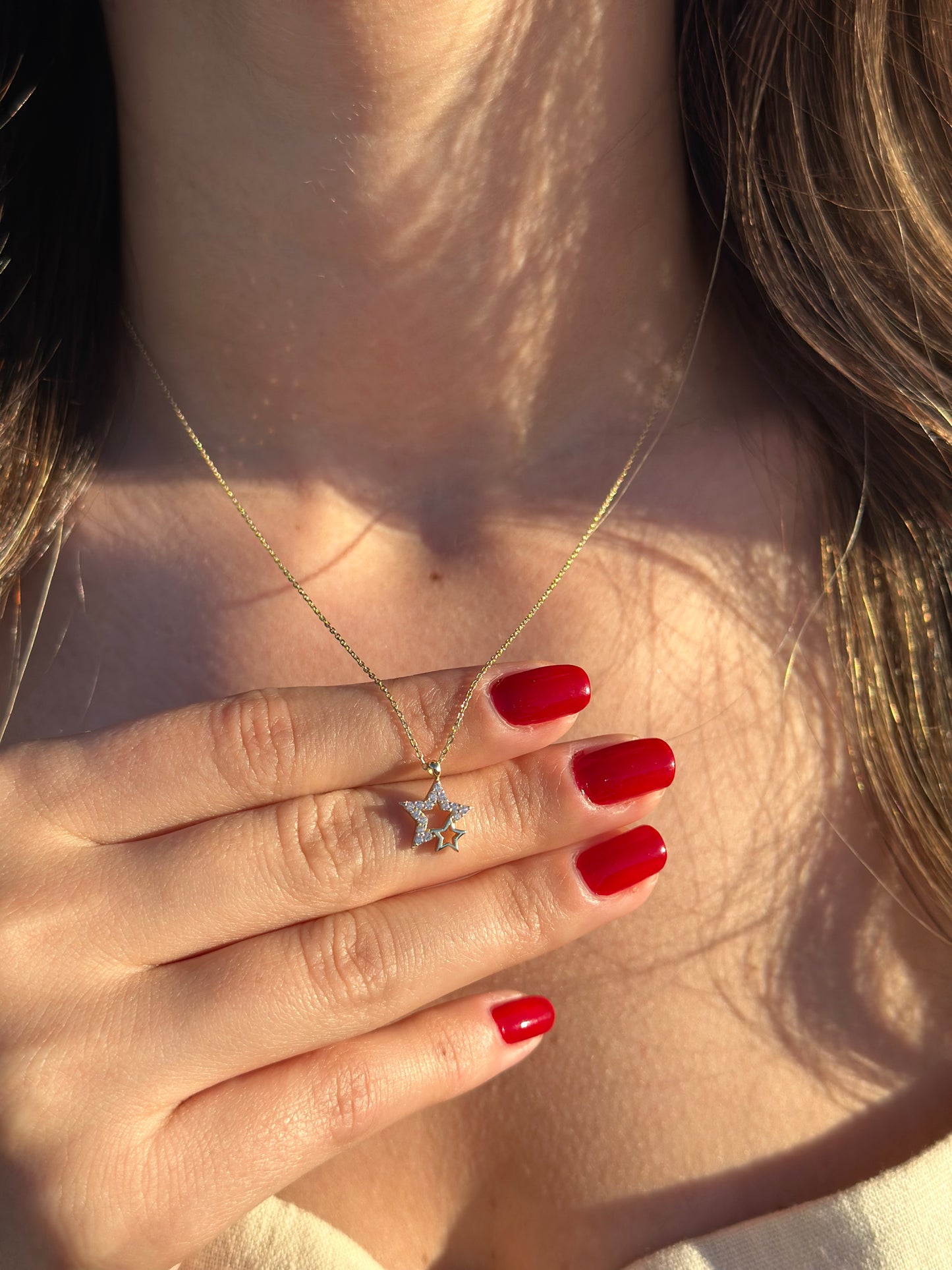 Double Star Necklace