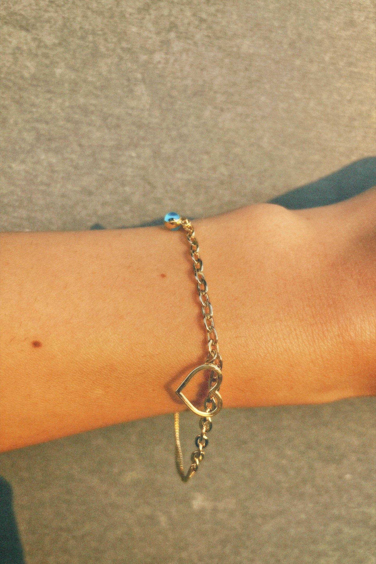 Heart Charm Bracelet