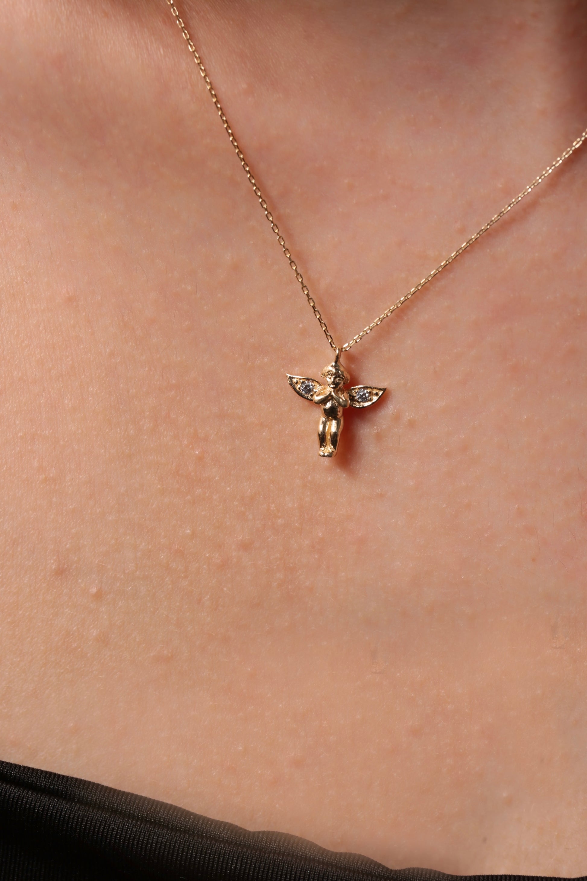 Baby Angel Necklace – Gider Jewelry